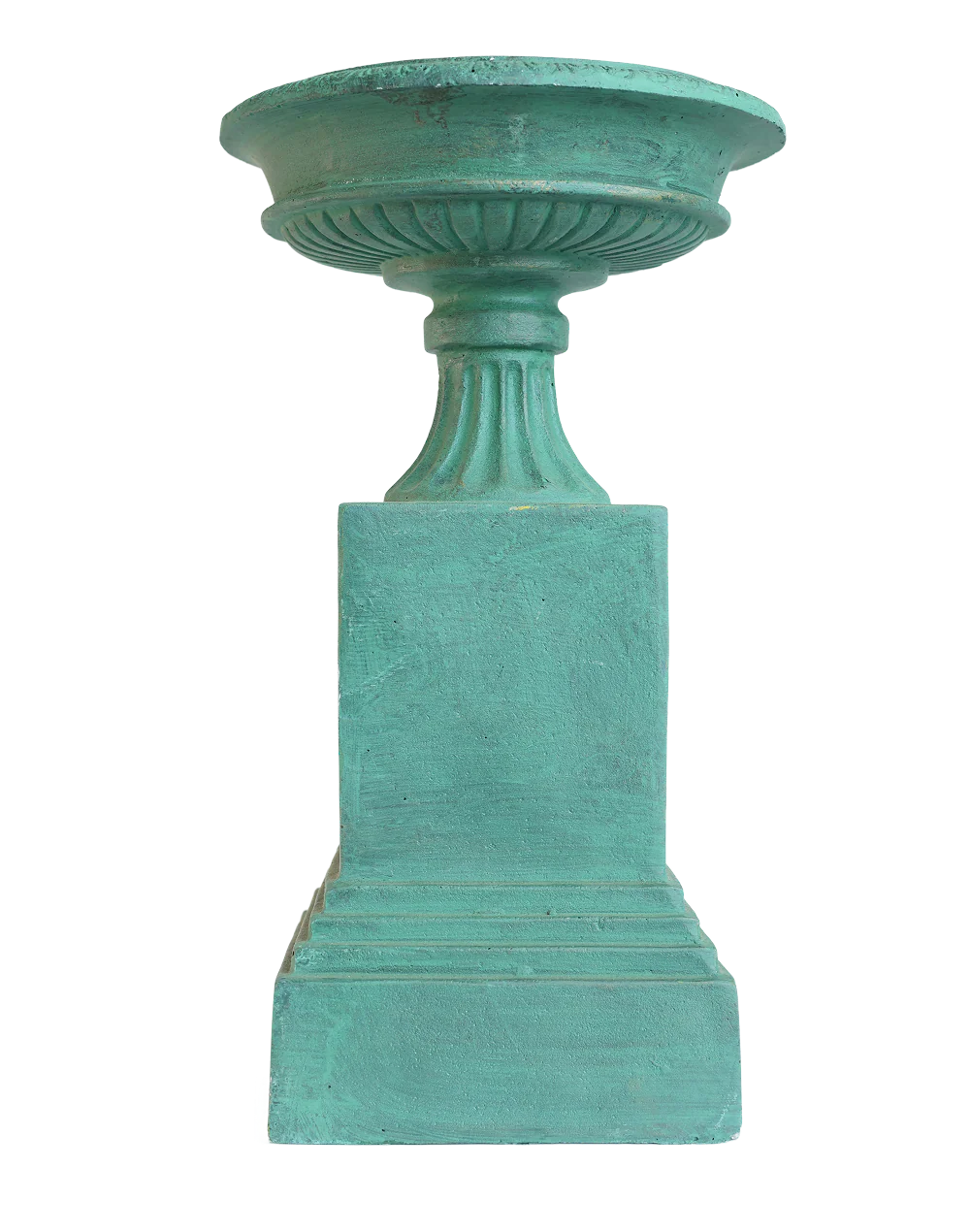 Antique Verdigras Valmont Urn-17"H