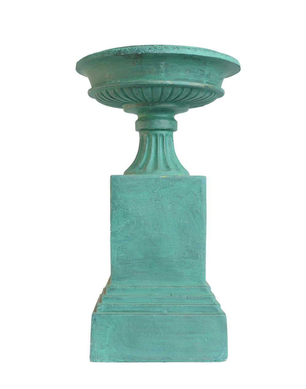 Antique Verdigras Valmont Urn-14"H Green