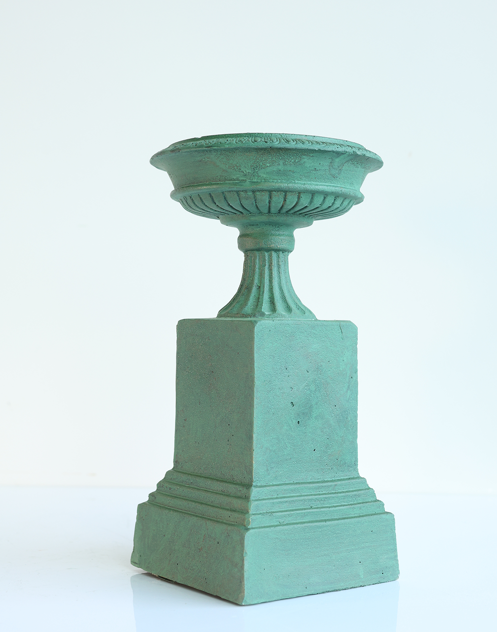 Antique Verdigras Valmont Urn-17"H