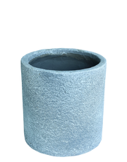 Stone Colonna Planter-12.5"H Gray