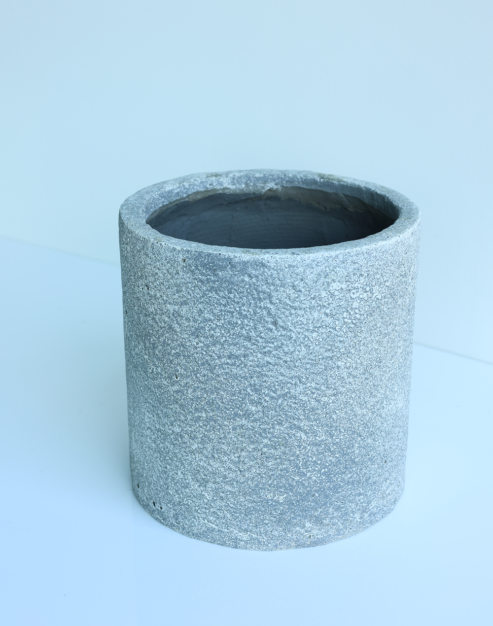 Stone Colonna Planter-12.5"H Gray