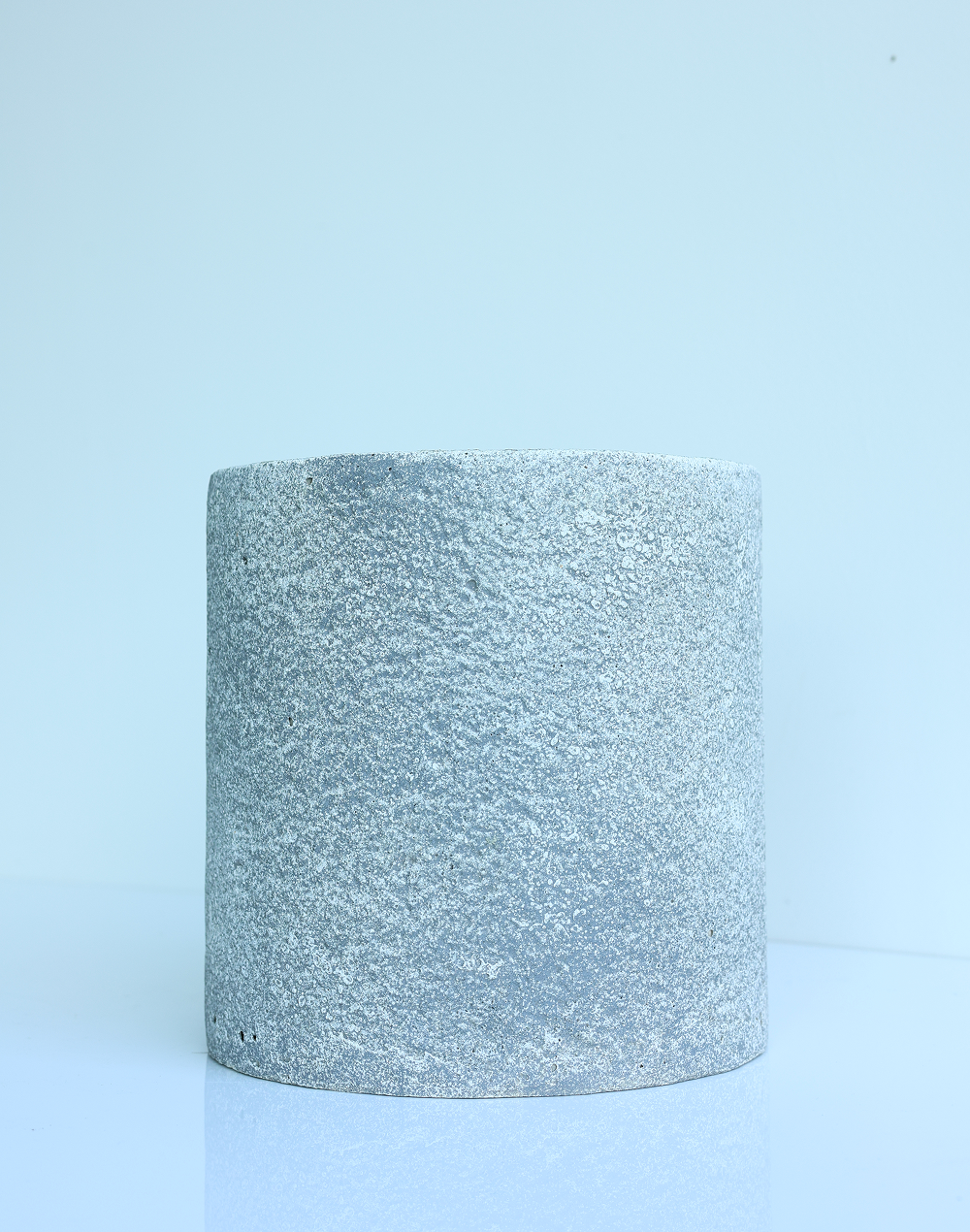 Stone Colonna Planter-10"H Gray