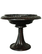 Burgandy Pedestal Urn Scarlet Red