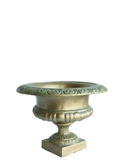 Gold Greek Urn-11"H