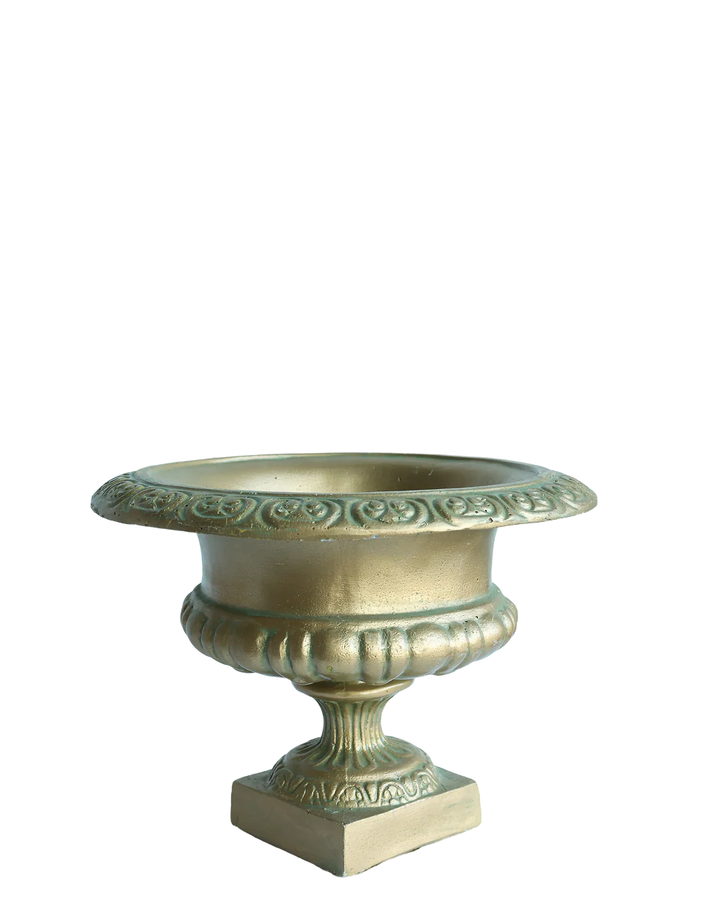Gold Greek Urn-11"H