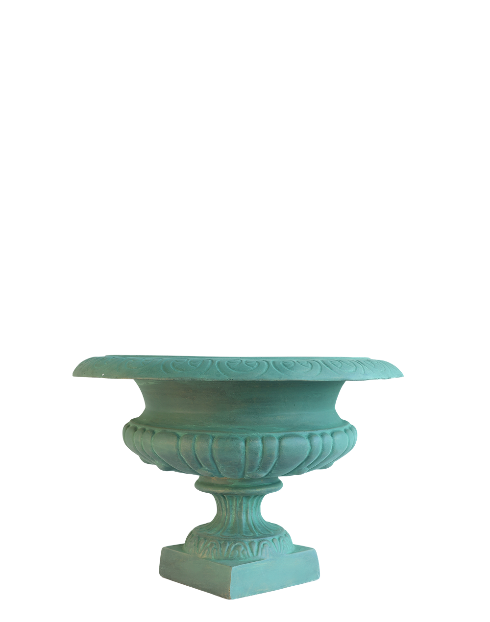 Antique Verdigras Greek Urn-9.5"H