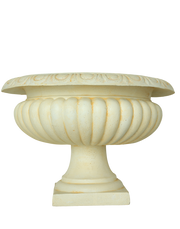 Ivory Large Greek Belly Urn-26"H