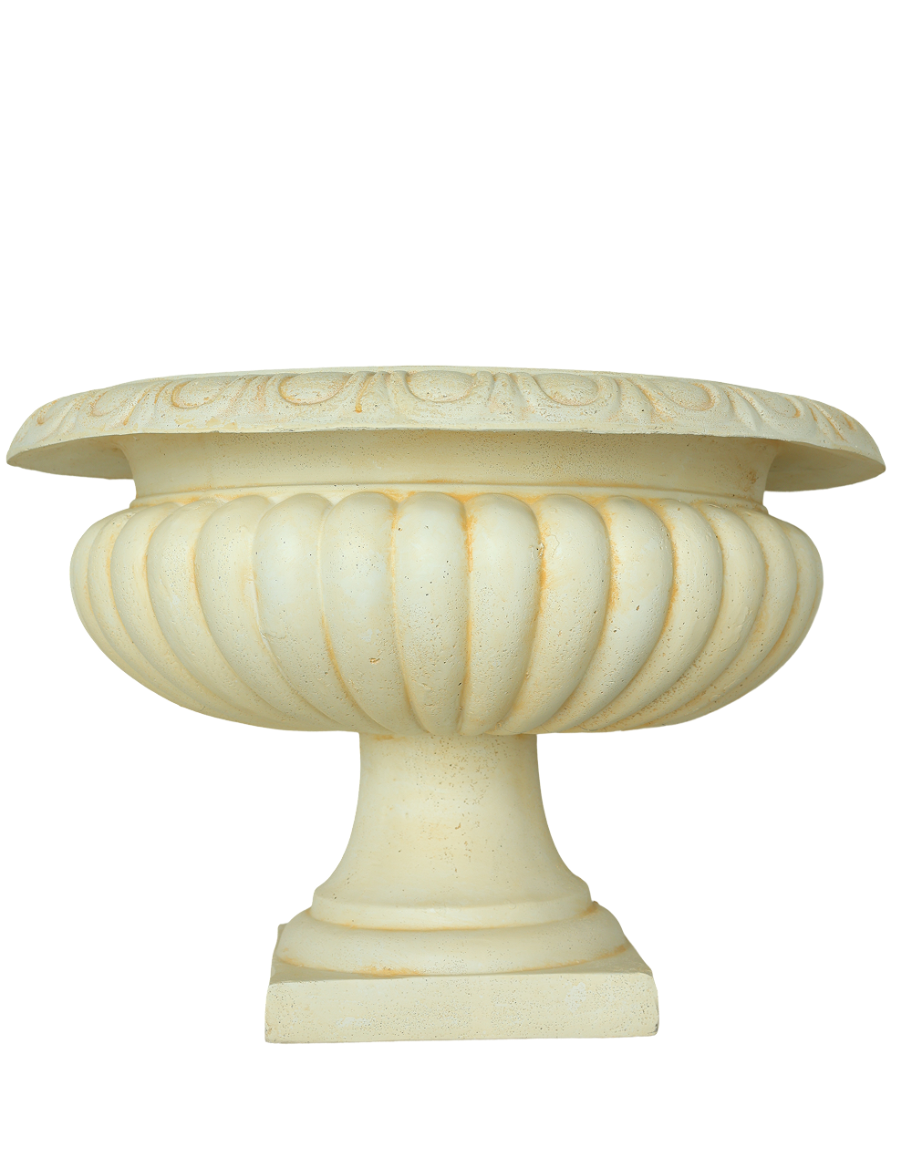 Ivory Large Greek Belly Urn-26"H