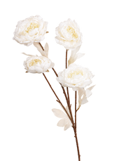 White Peony Spray | Available in 2 Colors