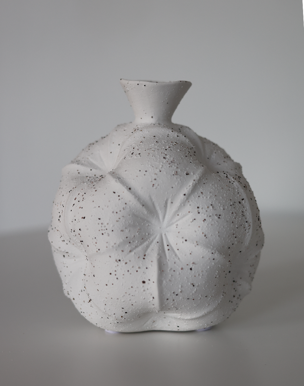 Greek StarBurst Vase White