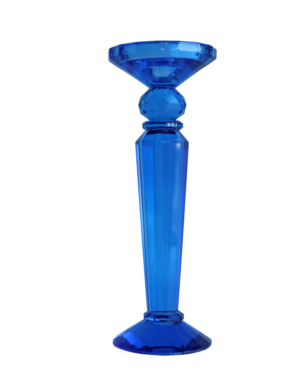 Sapphire Candle Holder Medium Blue