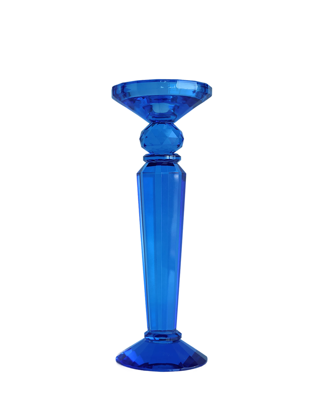 Sapphire Candle Holder Medium Blue