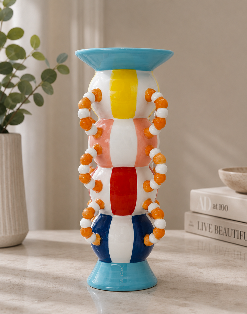 The Cirque Moderne Collection- Pierrot Candle Holder- Medium