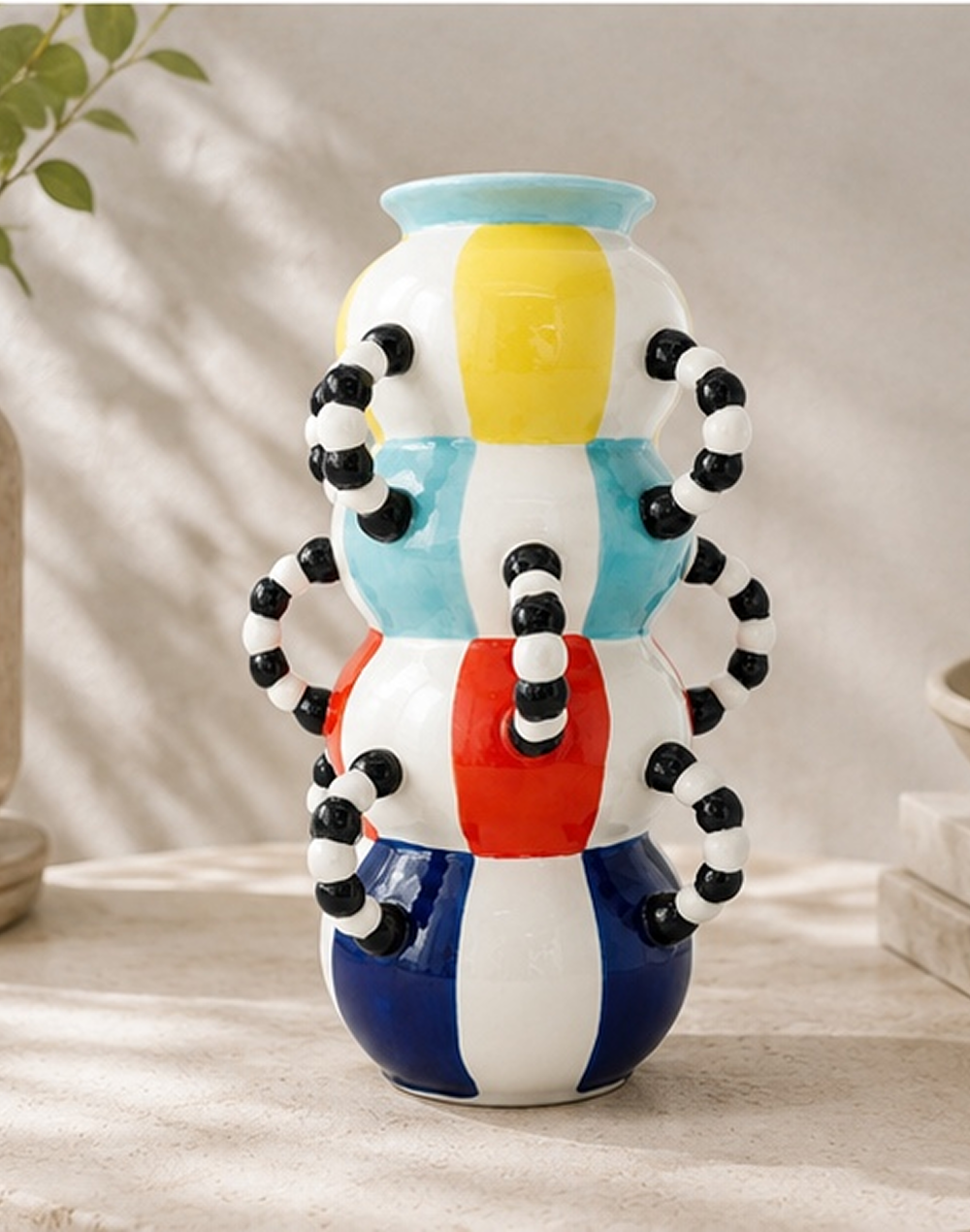The Cirque Moderne Collection- Tower Vase Medium