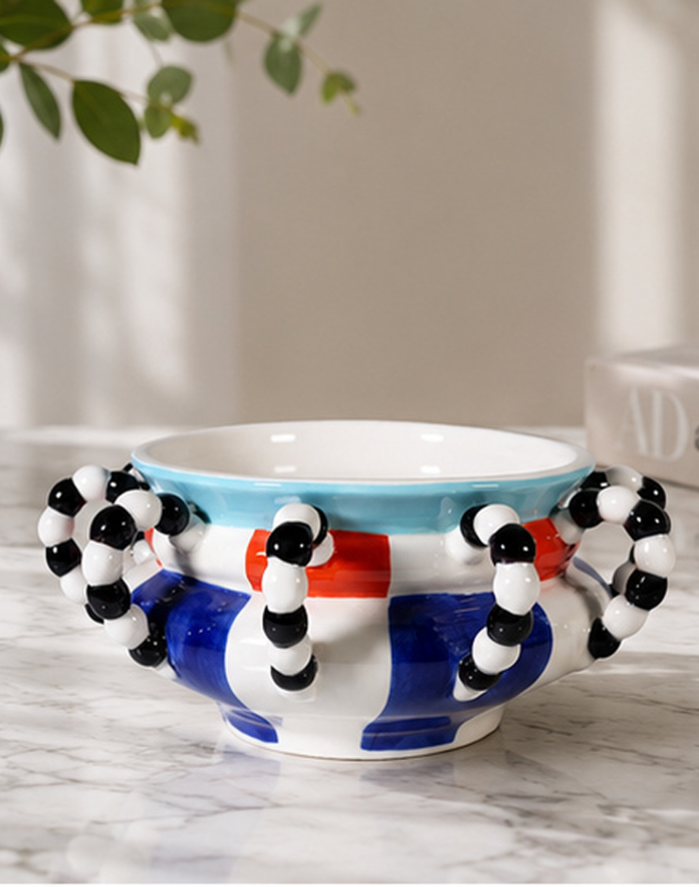 The Cirque Moderne Collection-Harlequin Krater Bowl