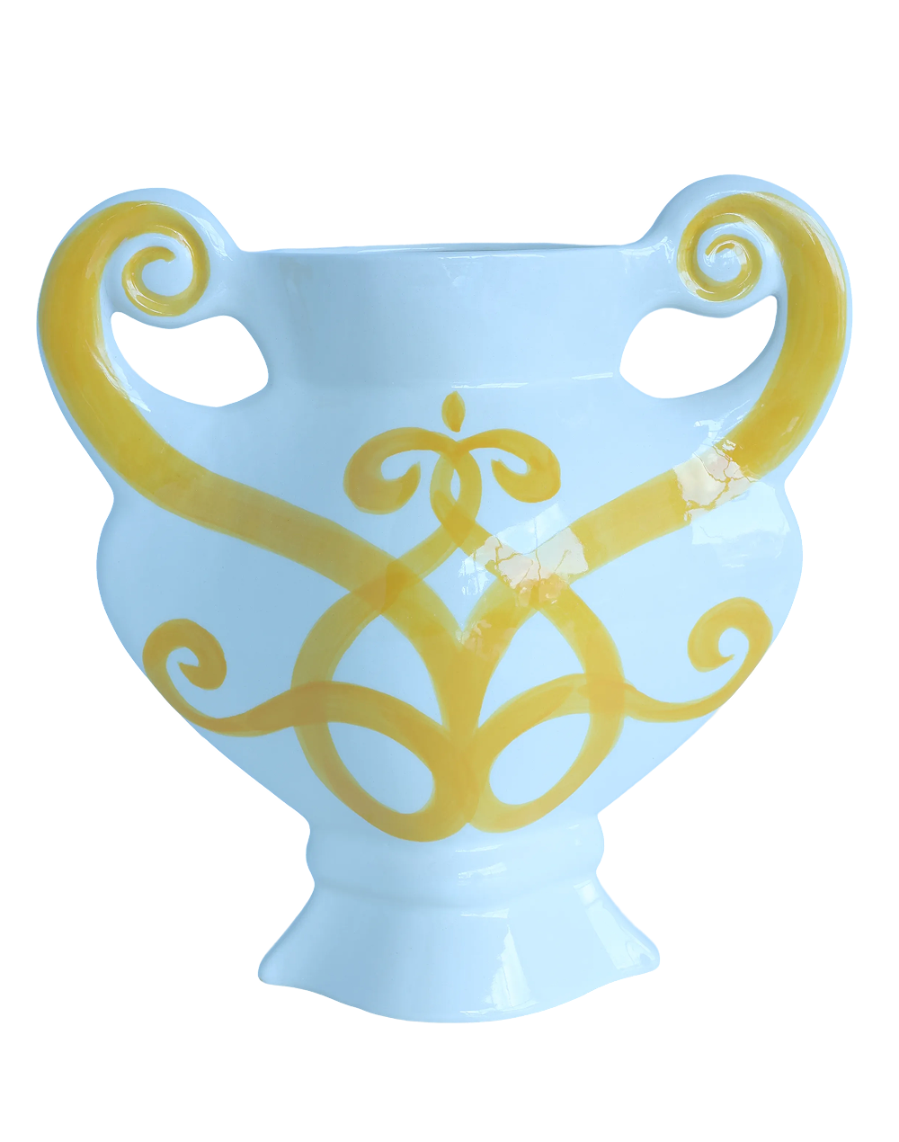 Capri Yellow Amphora- Medium