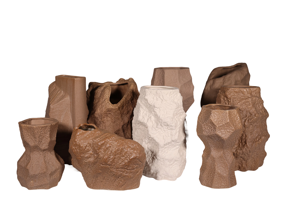 Stratum Stone Vase