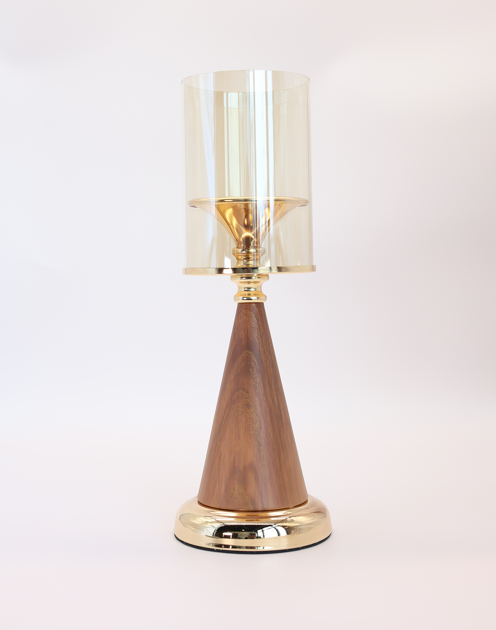 Honeywood Prism Glass Candle Holder -L