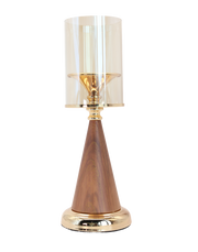 Honeywood Prism Glass Candle Holder -L