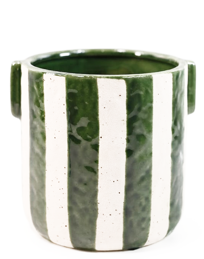 Portofino Striped Cylinder Collection | Available in 3 Sizes