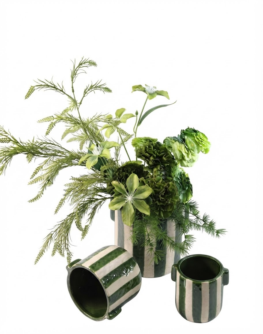 Portofino Striped Cylinder Collection | Available in 3 Sizes