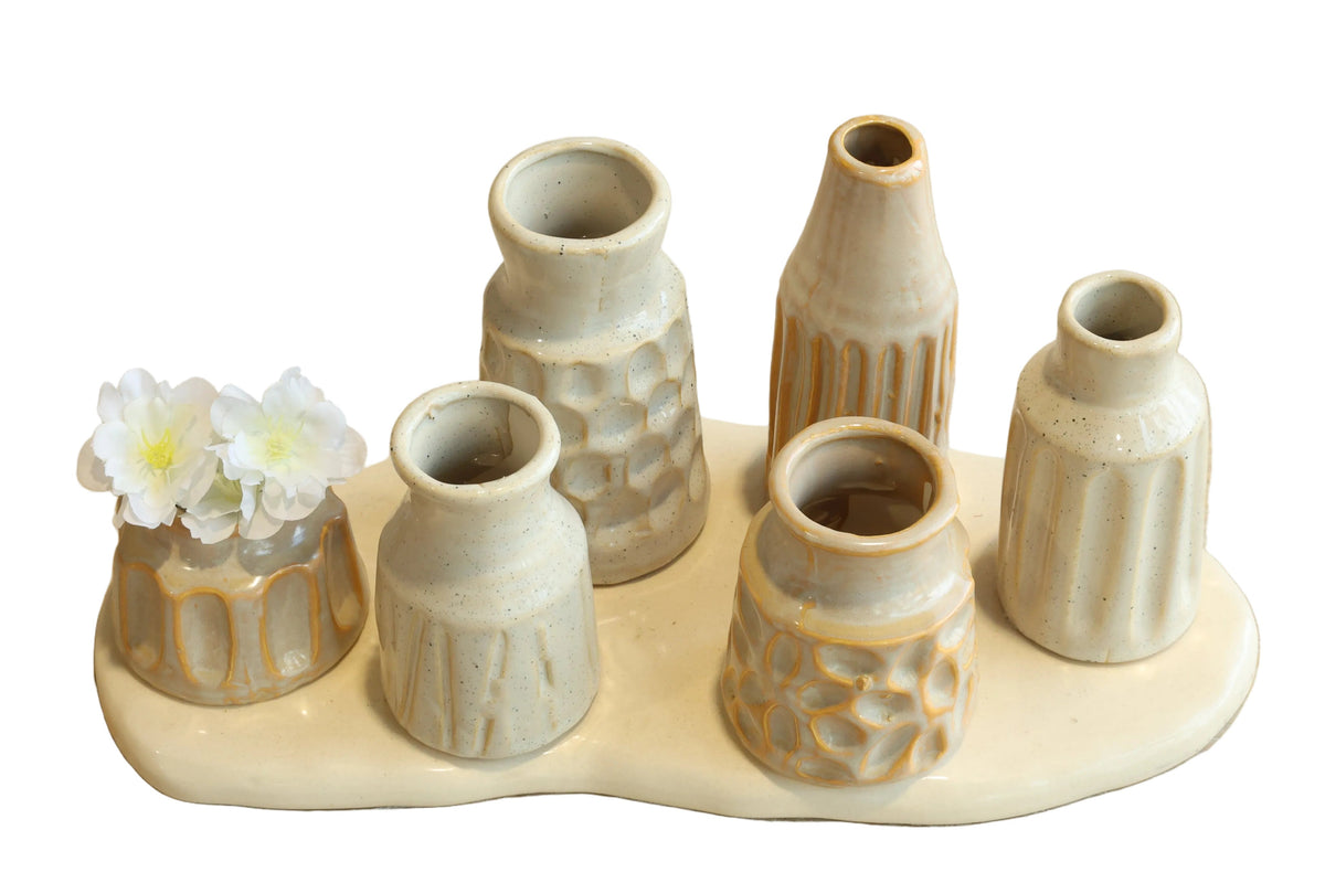 Petit Jardin Bud Vase Garden Tray – Linen