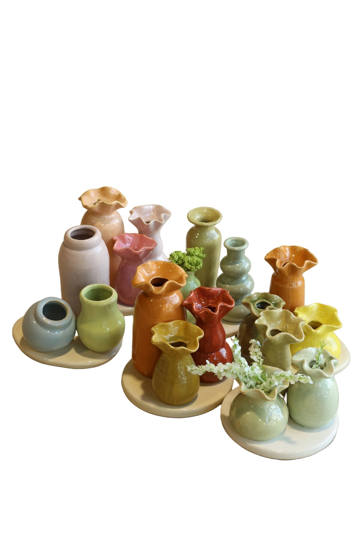 Petit Jardin Bud Vase Cluster – Peony