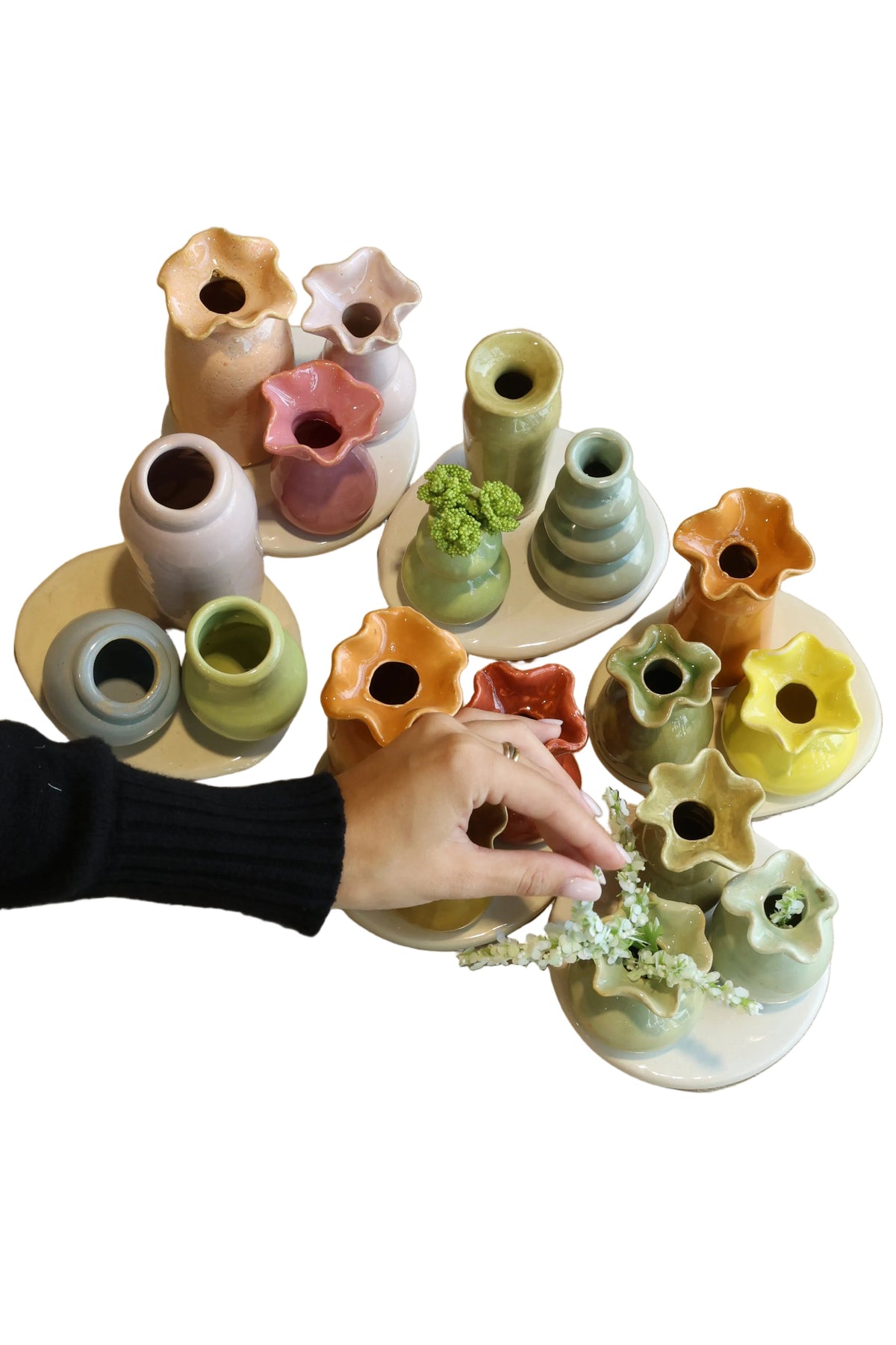 Petit Jardin Bud Vase Cluster – Citrus Grove