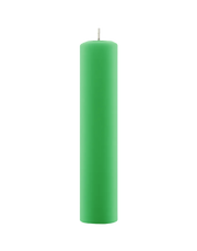 Green Pillar Candle 2"x9"- Case of 24