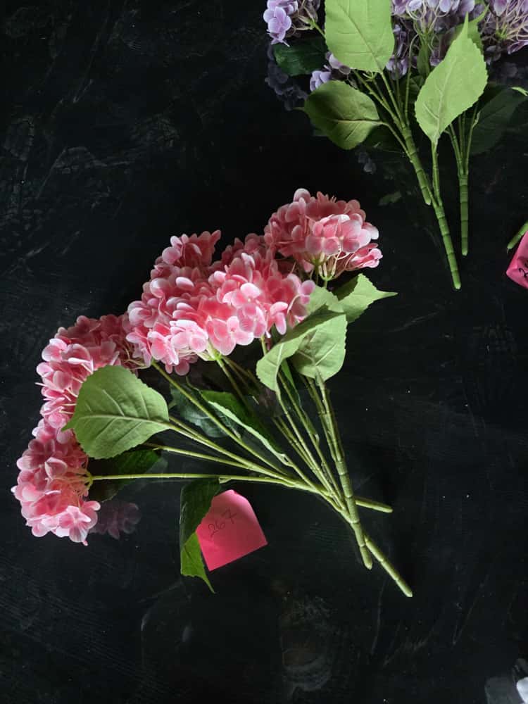 Soft Pink Hydrengea Pink