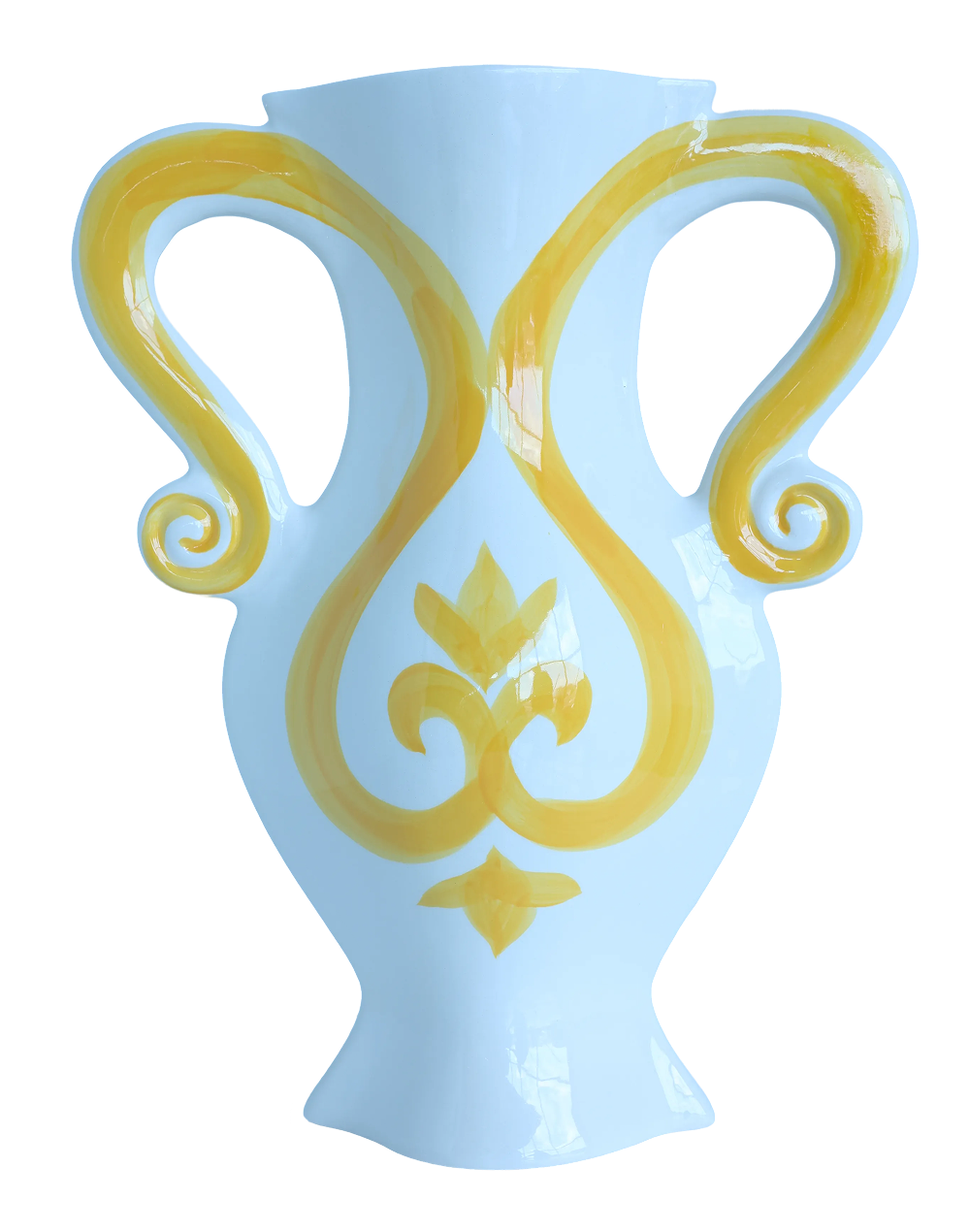 Capri Yellow Amphora- Large