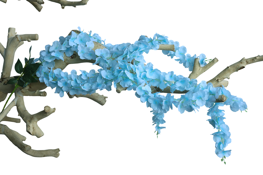 Baby Blue Wisteria- 50"