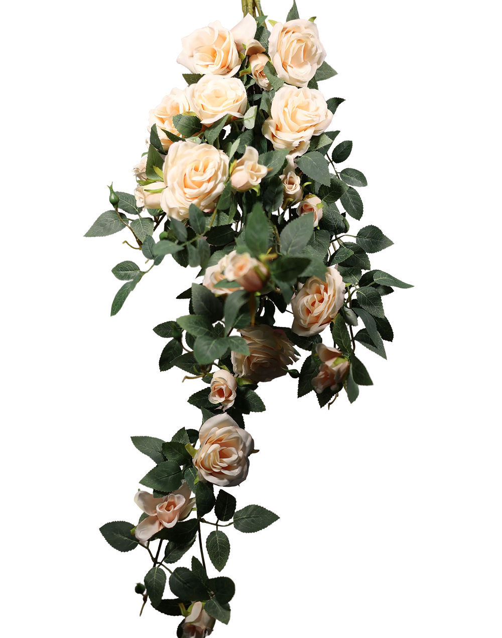 Cream Rose Bunch-30"