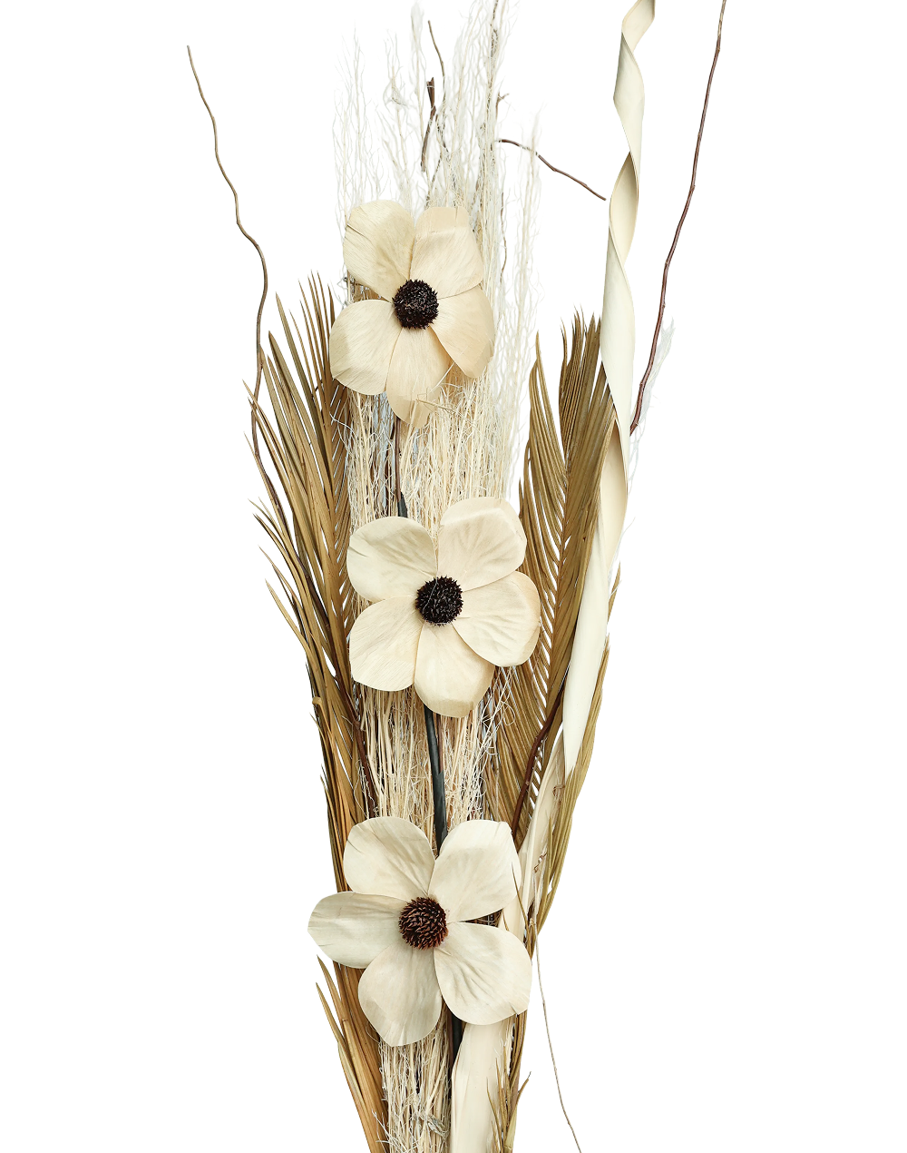 Dried Natural Farm Bouquet Beige