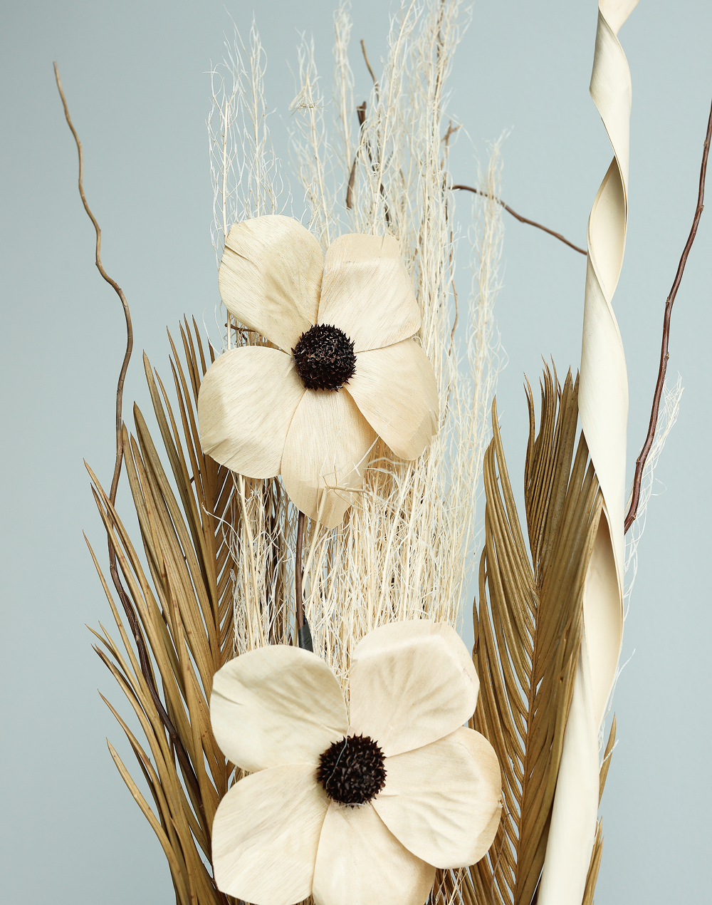 Dried Natural Farm Bouquet Beige