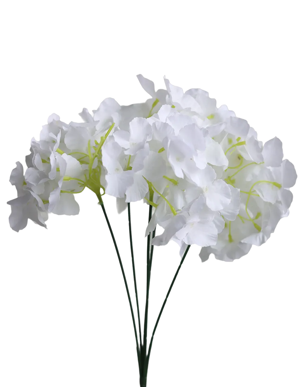 White Hydrangea Bunch-17.5"