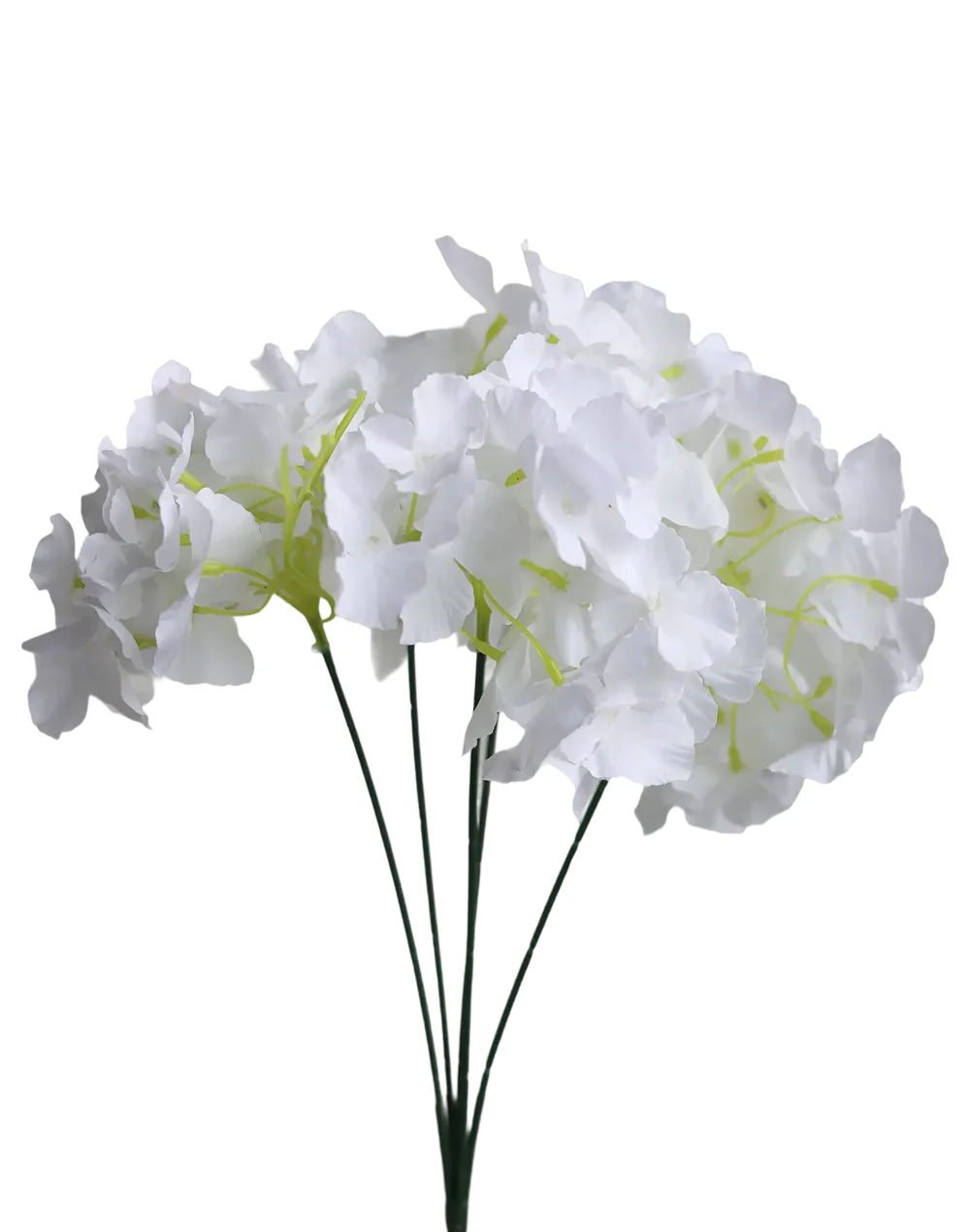 White Hydrangea Bunch-17.5"
