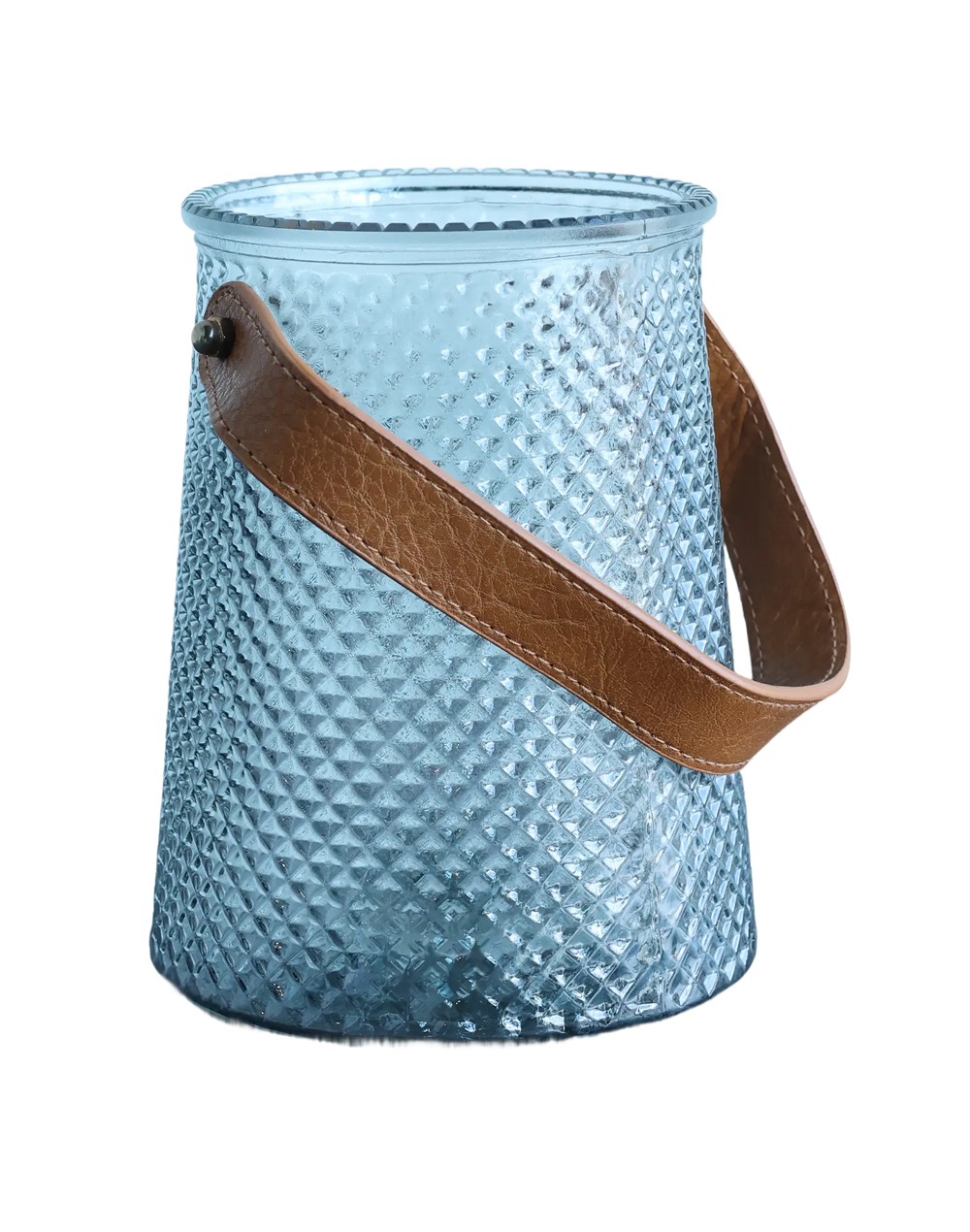 Leather Handle Vase | Available in 2 Colors