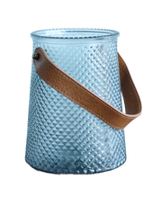Leather Handle Vase | Available in 2 Colors