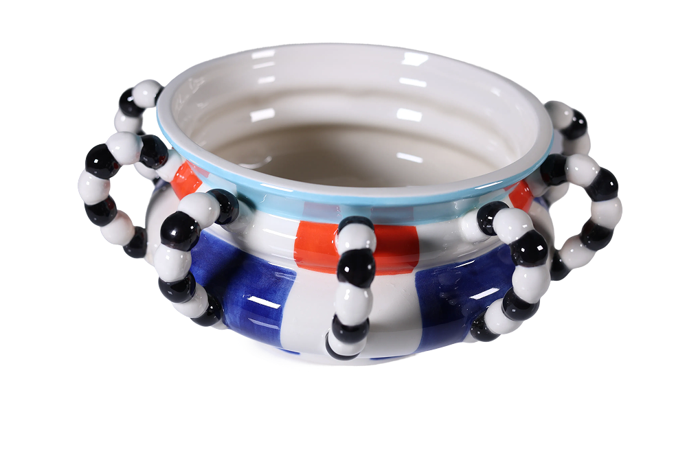 The Cirque Moderne Collection-Harlequin Krater Bowl