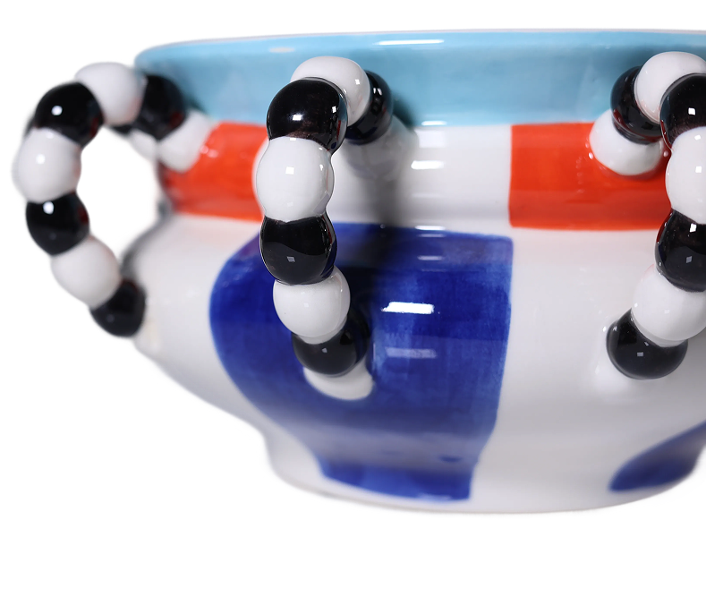 The Cirque Moderne Collection-Harlequin Krater Bowl