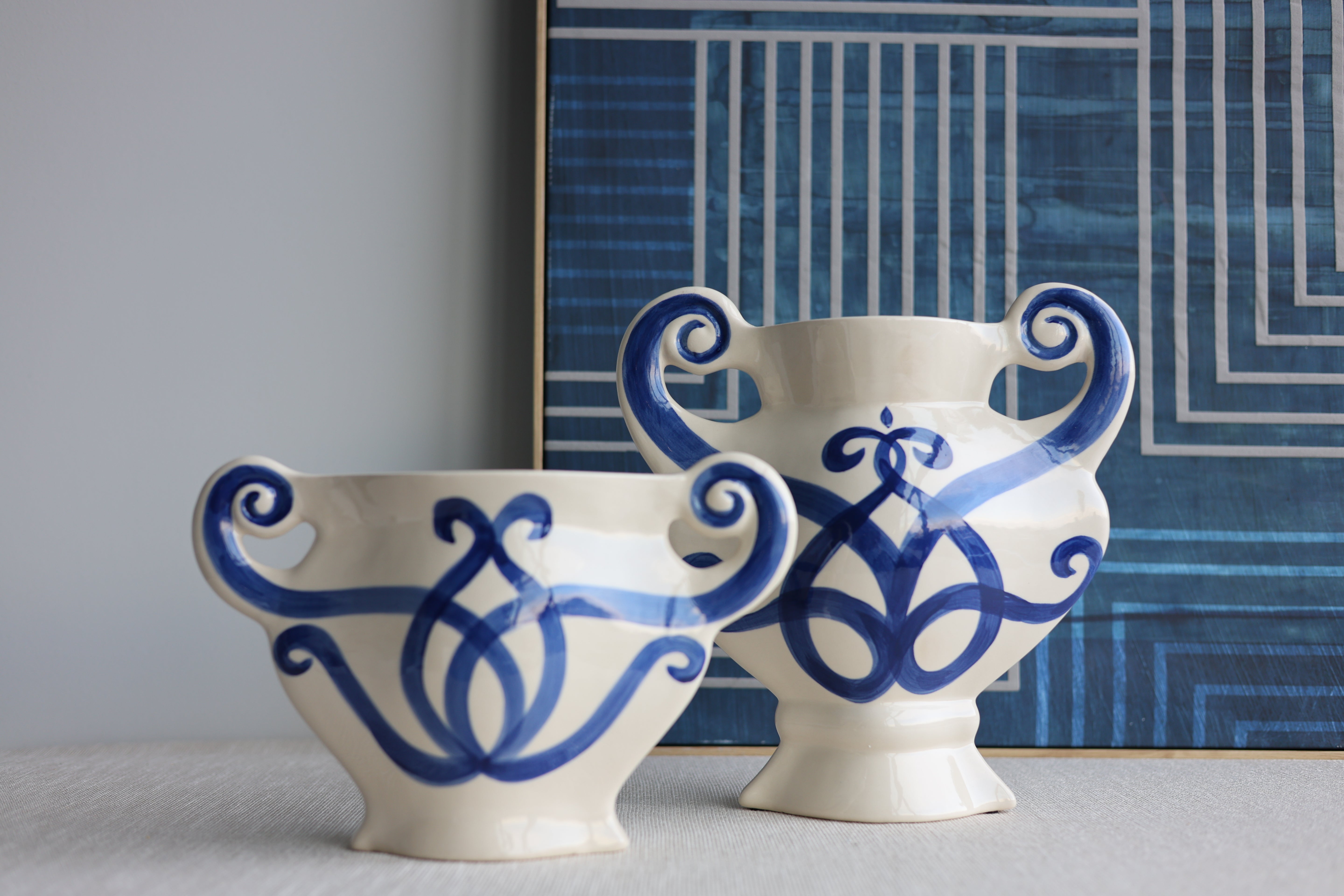 Capri Blue Amphora- Medium