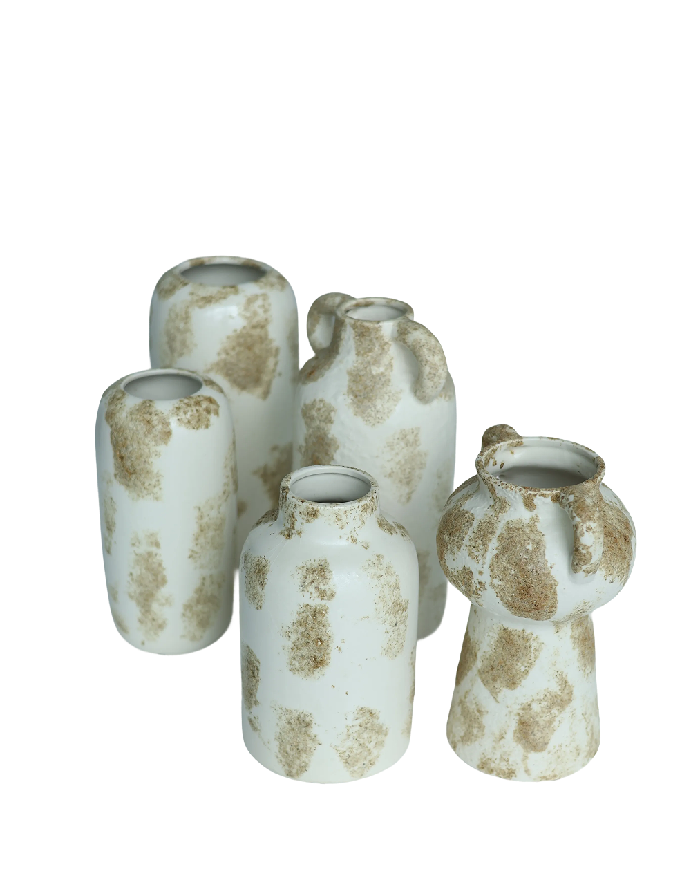 Sandstone Slim Column Vase Beige