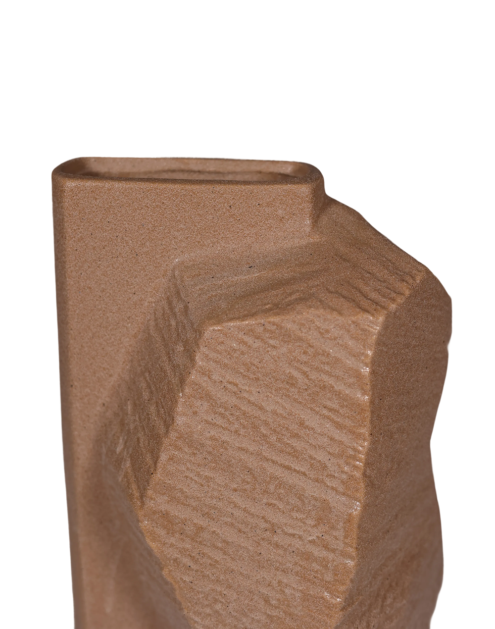 Stratum Stone Terra Edged Vase