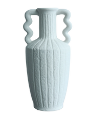 Terra blanc Corinth handle vase White