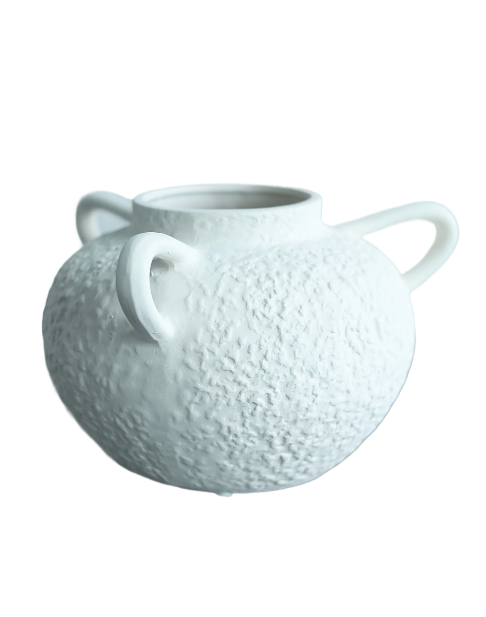 Terra blanc Pebble amphora White
