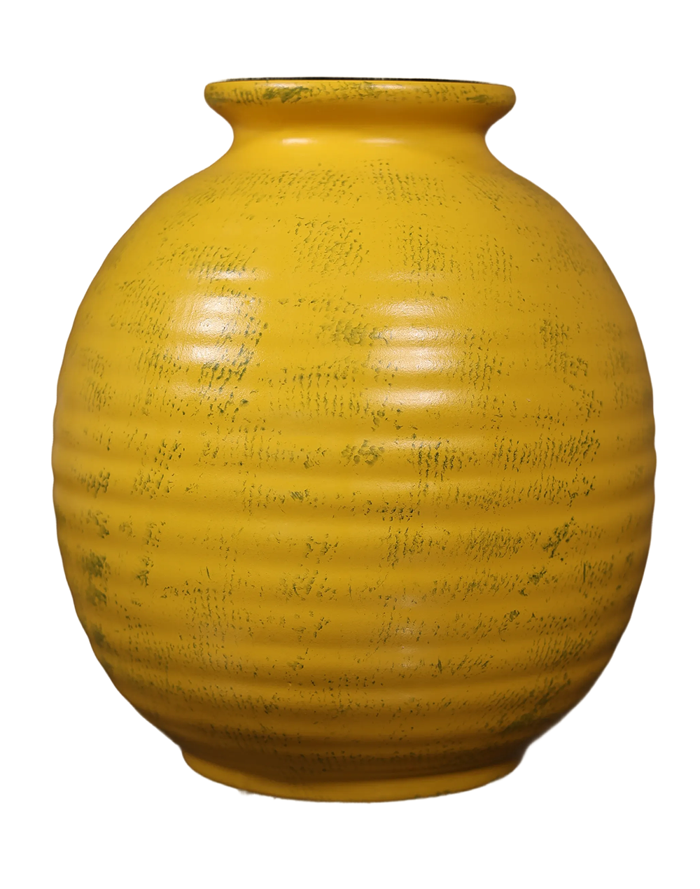Yellow Orb Vase