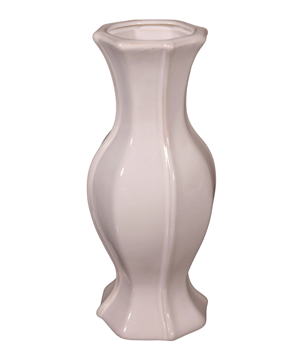 White Elan Vase White