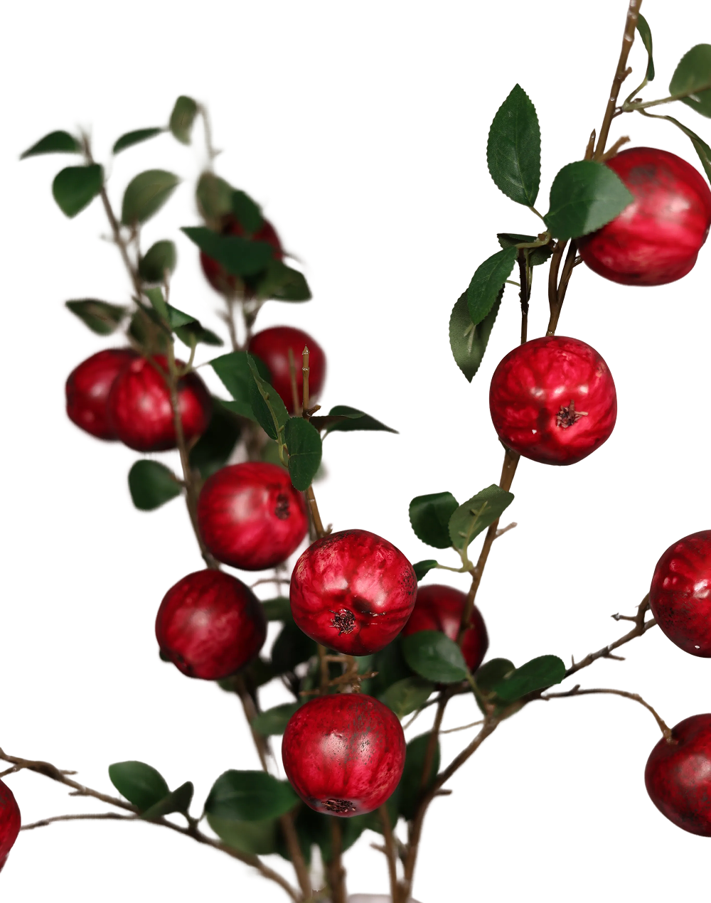 Small Red Apple Branch-32" Red