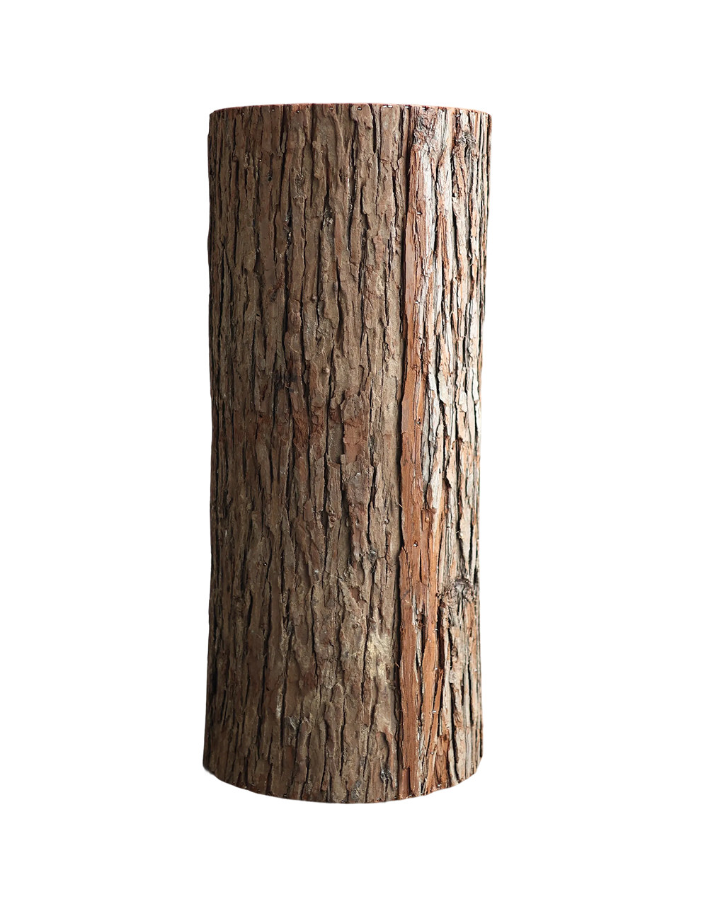 Bark Column Stand Large Brown